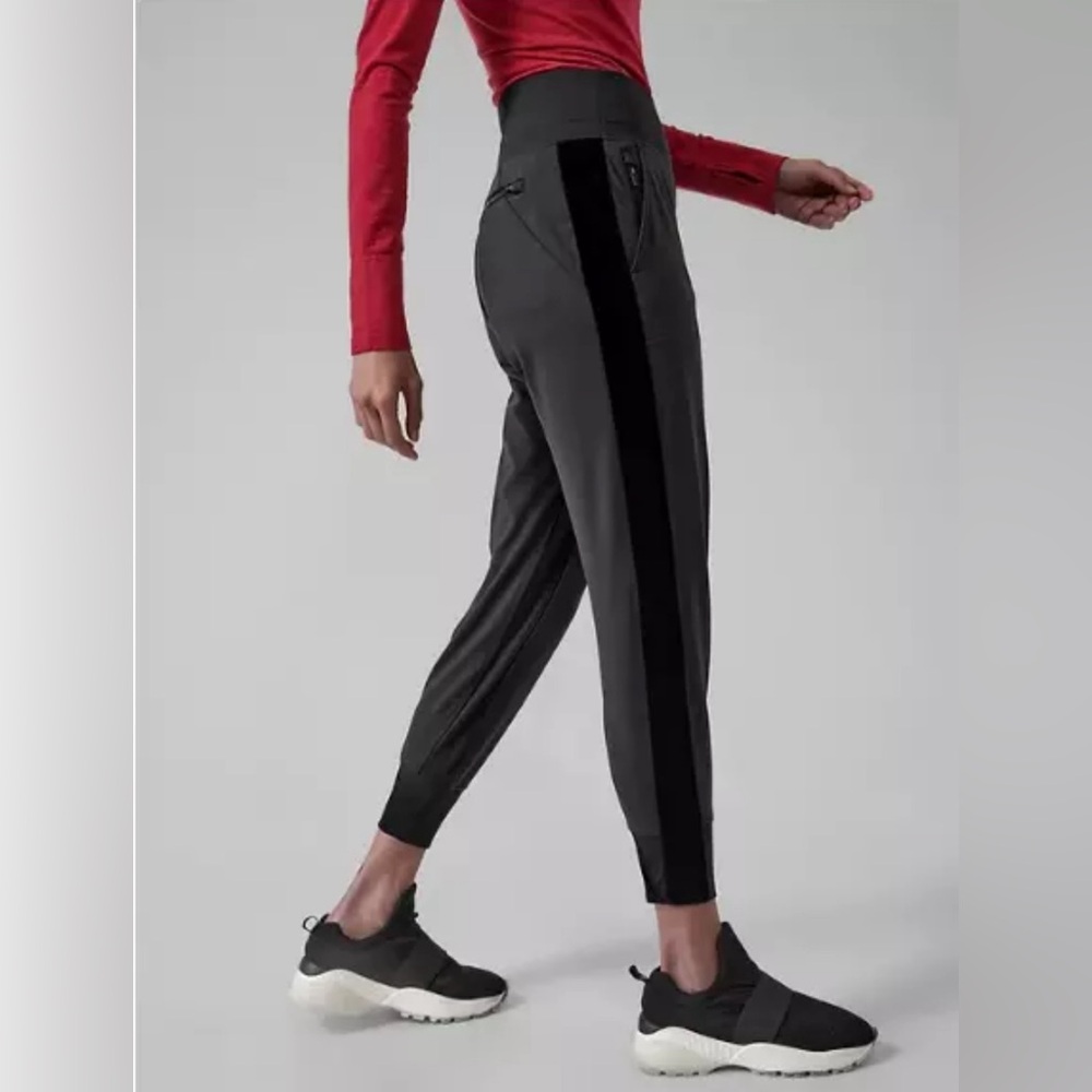 ATHLETA Venice Velvet Stripe Jogger, Size 2X - Picture 2 of 15
